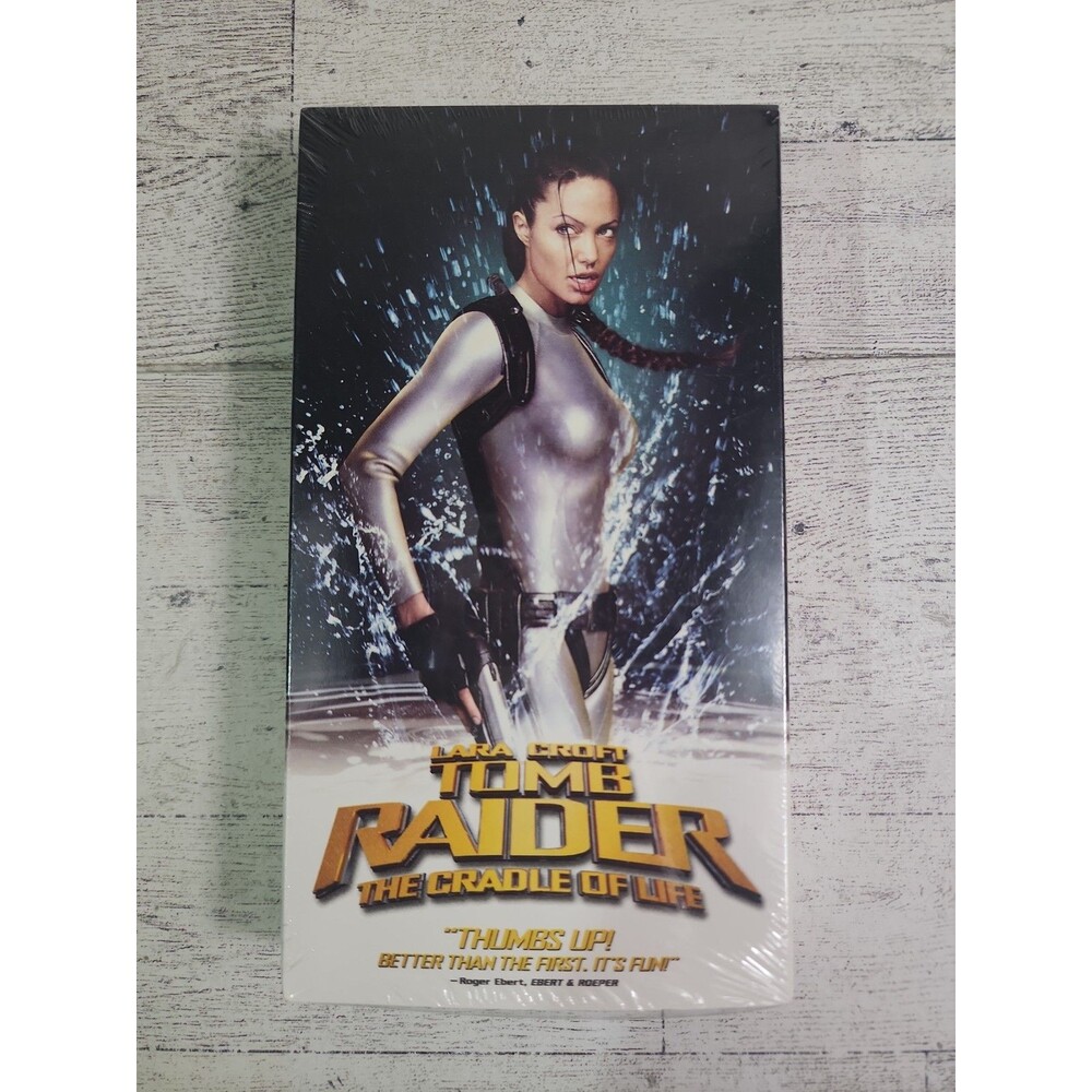 NEW Lara Croft Tomb Raider The Cradle of Life VHS Vintage Movie SEALED
